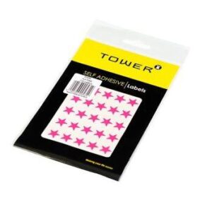 Tower Star Label 14mm 175s Fluorescent Pink