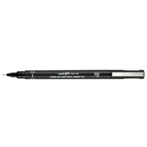 Uni Pin 03-200 Fine Line Drawing Pen 0.3mm - Black