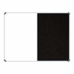 Parrot Combination Board Non-Magnetic 1200 x 900mm Black
