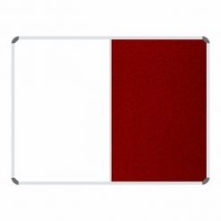 Parrot Combination Board Non-Magnetic 1200 x 900mm Burgandy