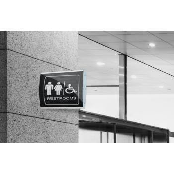 Parrot Sign Frame Double Sided Wall Mounted 210x230mm