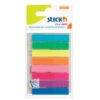 Stick'n Film Index Tabs 45 x 12mm Neon Assorted 8 Pads
