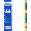 Nexx Index Divider A4 1-12 Numbered PVC Colour - FINAL STOCK