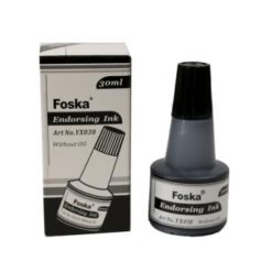 Foska Endorsing Ink 30ml Black