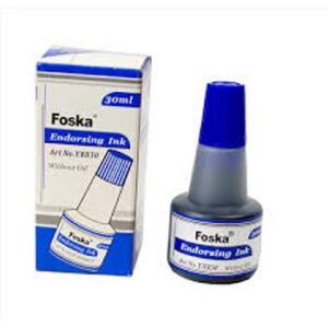Foska Endorsing Ink 30ml Blue