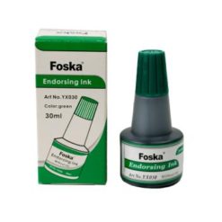 Foska Endorsing Ink 30ml Green