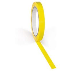 Coloured Tape 12mm x 50m Yellow
