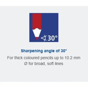 512 128 BK ZA-Staedtler Triangular Double Hole Tub Sharpener (2)
