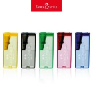 Faber-Castell Plastic Sharpener with Waste Box Assorted