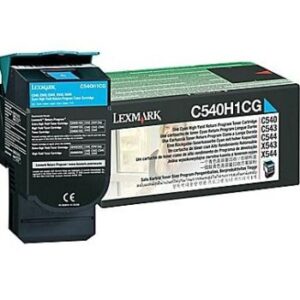 Lexmark C54X & X54X High Yield Return Toner Cartridge Cyan
