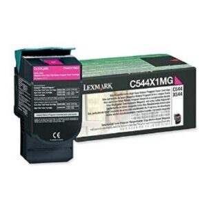 Lexmark C544 & X544 Extra High Yield Return Toner Cartridge Magenta