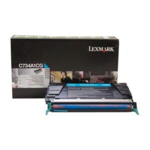 Lexmark C734 & C736 Return Toner Cartridge Cyan