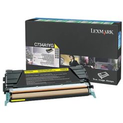 Lexmark C734 & C736 Return Toner Cartridge Yellow
