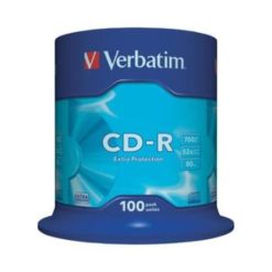 43411 - Verbatim 700MB CD-R 52X Extra Protection NON AZO Spindle 100s