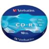 Verbatim CD-R 700MB 52x Extra Protection Wagon Wheel 10s