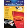 Fellowes A2 125 Micron Laminating Pouches 50s