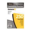 Fellowes A4 80 Micron Laminating Pouches Value Pack 250s