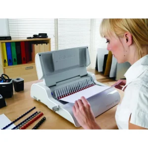 5707301-Fellowes Pulsar-E Electric Comb Binding Machine - Punch 20 Sheets. (1