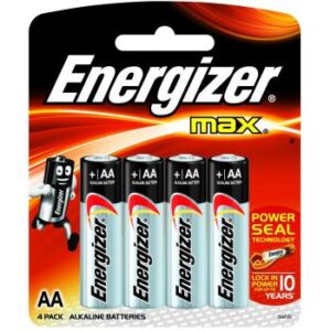 Energizer Alkaline Power AA Pack 4