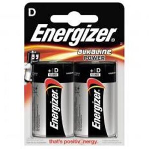 Energizer Alkaline Power D Pack 2