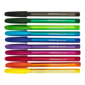 4320TB10-1-Staedtler Colour Ballpoint Pens Assorted - Wallet 10(7)