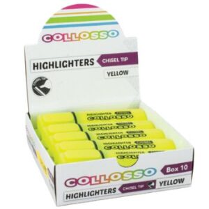 Collosso Highlighter Chisel Tip Yellow