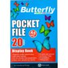 Butterfly A5 Pocket File 20 Pocket