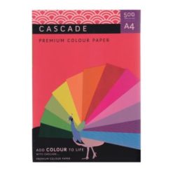 Cascade A4 Colour Paper 80gsm Red IT250