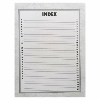 Penfile A4 Lever Arch File Board 80mm Black Index