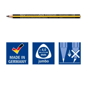 119-HB-S1-ID-Staedtler Triplus Jumbo Learners Pencil HB(8)