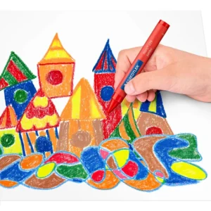 229 NC8 05-Staedtler Noris Club Wax Crayons Jumbo - Pack 8(4)