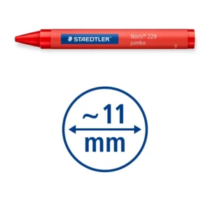 229 NC8 05-Staedtler Noris Club Wax Crayons Jumbo - Pack 8(5)