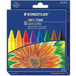 Staedtler Jumbo Wax Crayons 8s