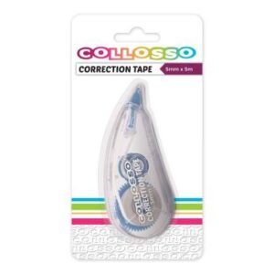 Collosso Correction Tape 5mm x 5m Carded