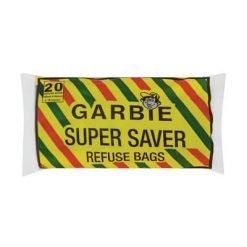Garbie Super Saver Refuse Bags Black 20s
