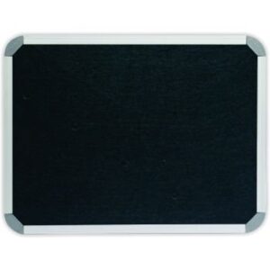 Parrot Info Board Aluminium Frame 1000 x 1000mm Black