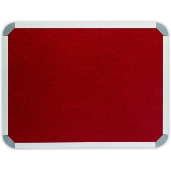Parrot Info Board Aluminium Frame 1500 x 900mm Burgandy