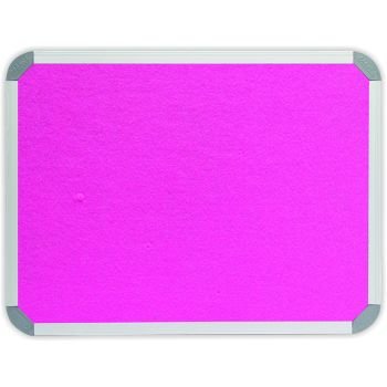 Parrot Info Board Aluminium Frame 1800 x 1200mm Pink