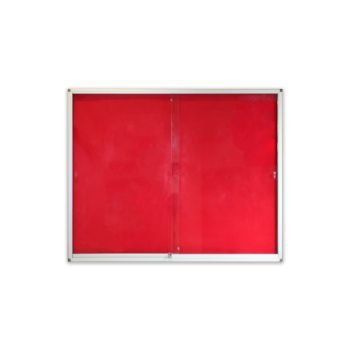 Parrot Display Case Pinning Board 1500 x 1200mm Red