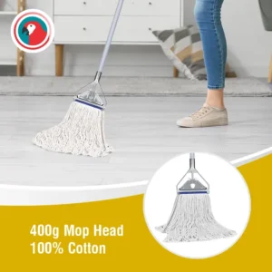 JA0202 - Parrot Janitorial Mop Fan 400g With Aluminium Handle (5)