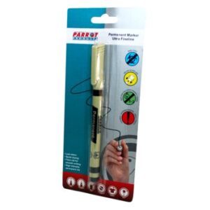 PP0201B Parrot Permanent Marker Ultra Fineline Carded Black