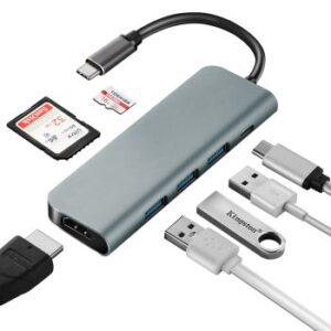 Parrot Adaptor USB C Hub 7-in-1 (HDMIx1, USB3x3, dpx1, Sdx1, Tfx1)