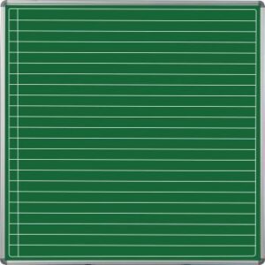 Parrot Educational Board Side Panel 1220 x 1220mm Non-Magnetic Chalk Lines