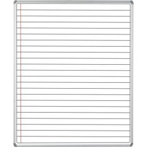 Parrot Educational Board Side Panel 1220 x 920mm Magnetic White Lines