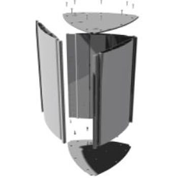 Parrot Sign Frame Triangular Tower 1200x2400mm