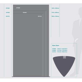 Parrot Sign Frame Triangular Tower 1200x2400mm