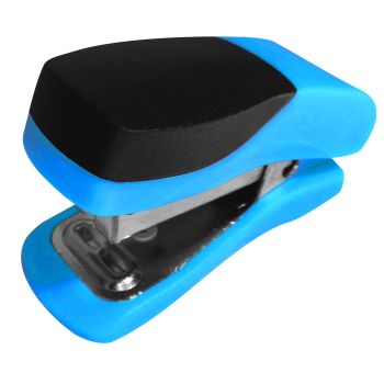 Parrot Stapler Plastic Mini 20 Sheet Blue