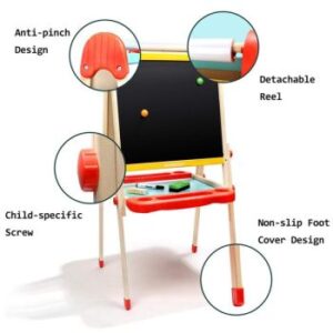 SDS Standing Kids Easel Double Sided With Tray