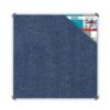 Parrot Bulletin Board Ribbed Aluminium Frame 1200x1000mm Palm Green