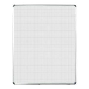 ED1268A Parrot Educational Board Side Panel 1220 x 920mm Magnetic White Grey Squares